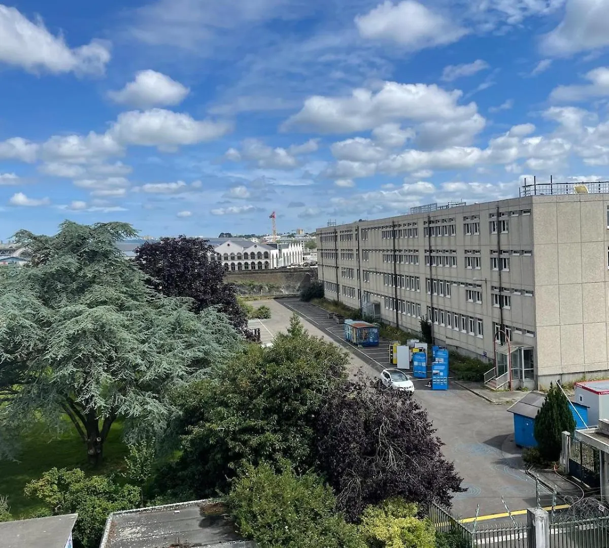 شقة Sejour Calme Au Coeur De Brest, Vue Sur La Rade 0*, بريست