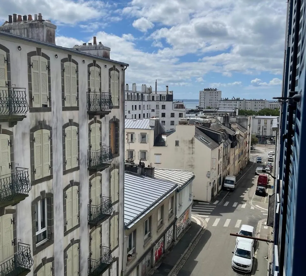 شقة Sejour Calme Au Coeur De Brest, Vue Sur La Rade 0*, بريست فرنسا